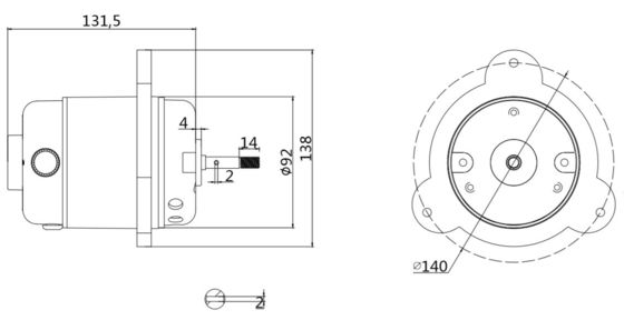 High Torque 4000rpm 8000rpm 40w 110/120V AC Single-Phase Treadmill Motor for Gym Belt